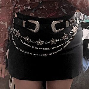 Cowgirl Double Buckle Belt